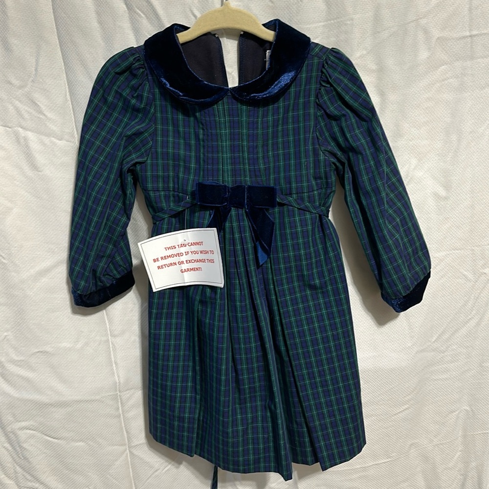 Florence Eiseman Plaid holiday dress